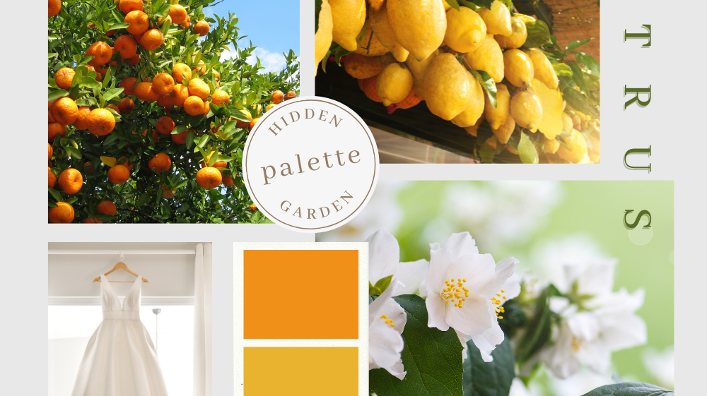 Summer Wedding Floral Color Palettes