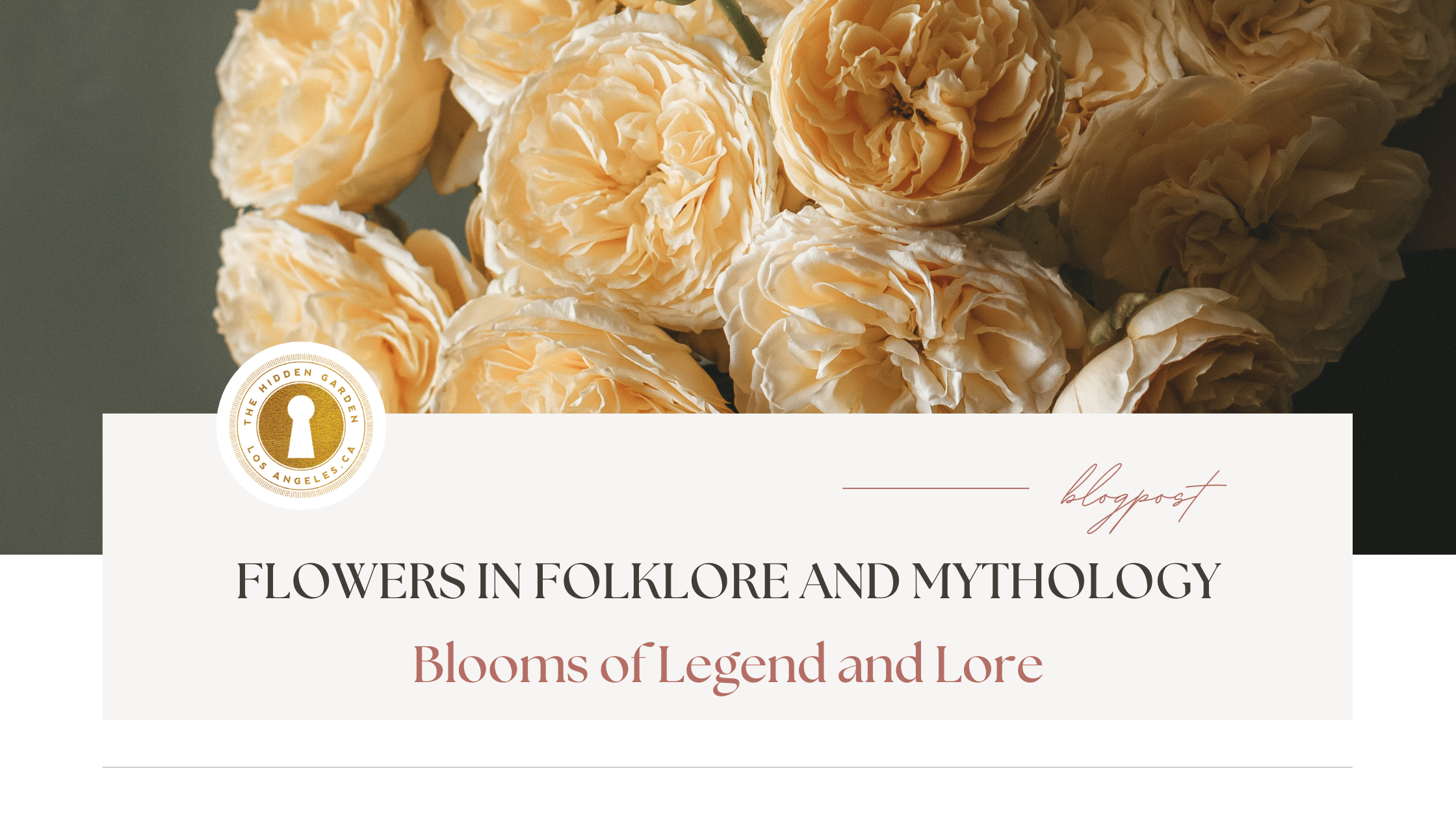 Flowers in Folklore and Mythology: Blooms of Legend and Lore