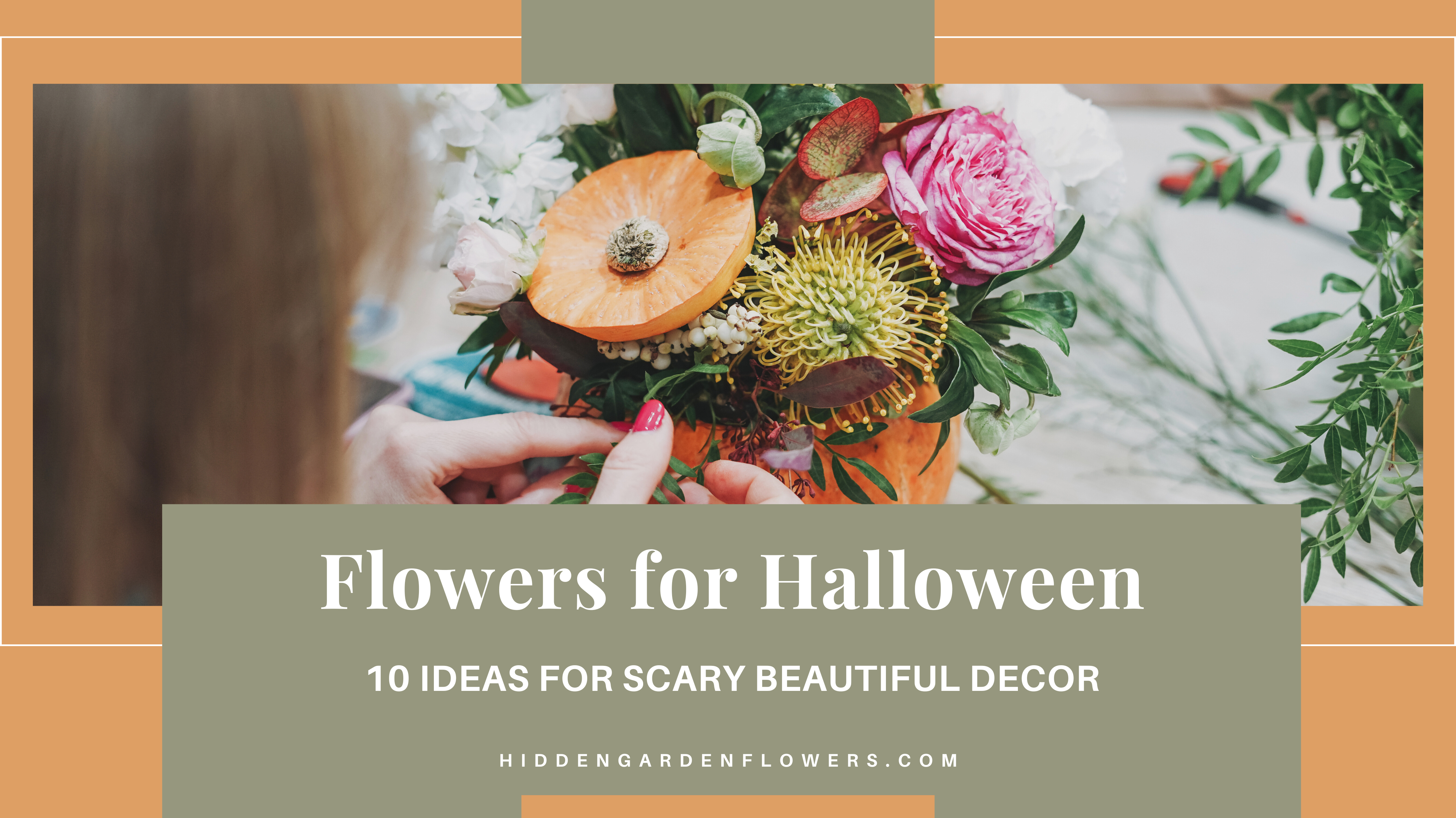 Flowers for Halloween: 10 Ideas for Scary Beautiful Decor