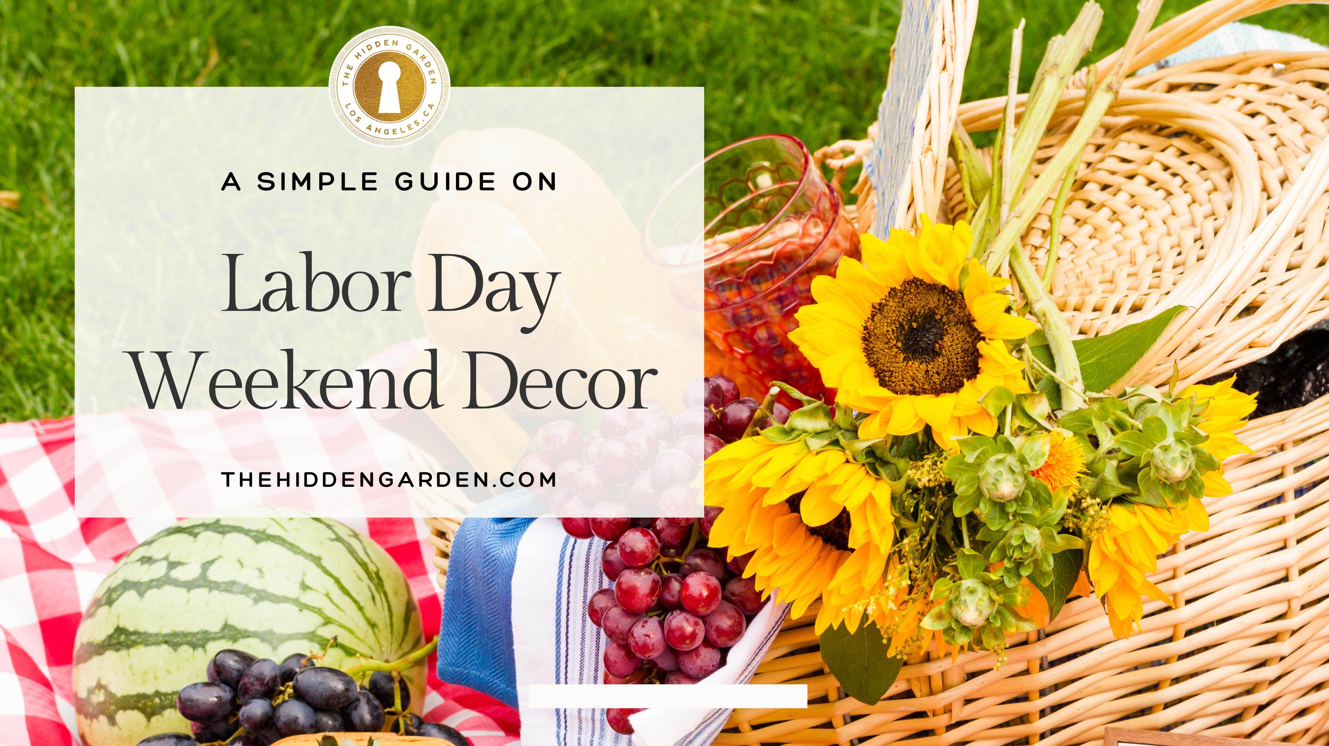 Labor Day Weekend: A Simple Guide To Floral Decor
