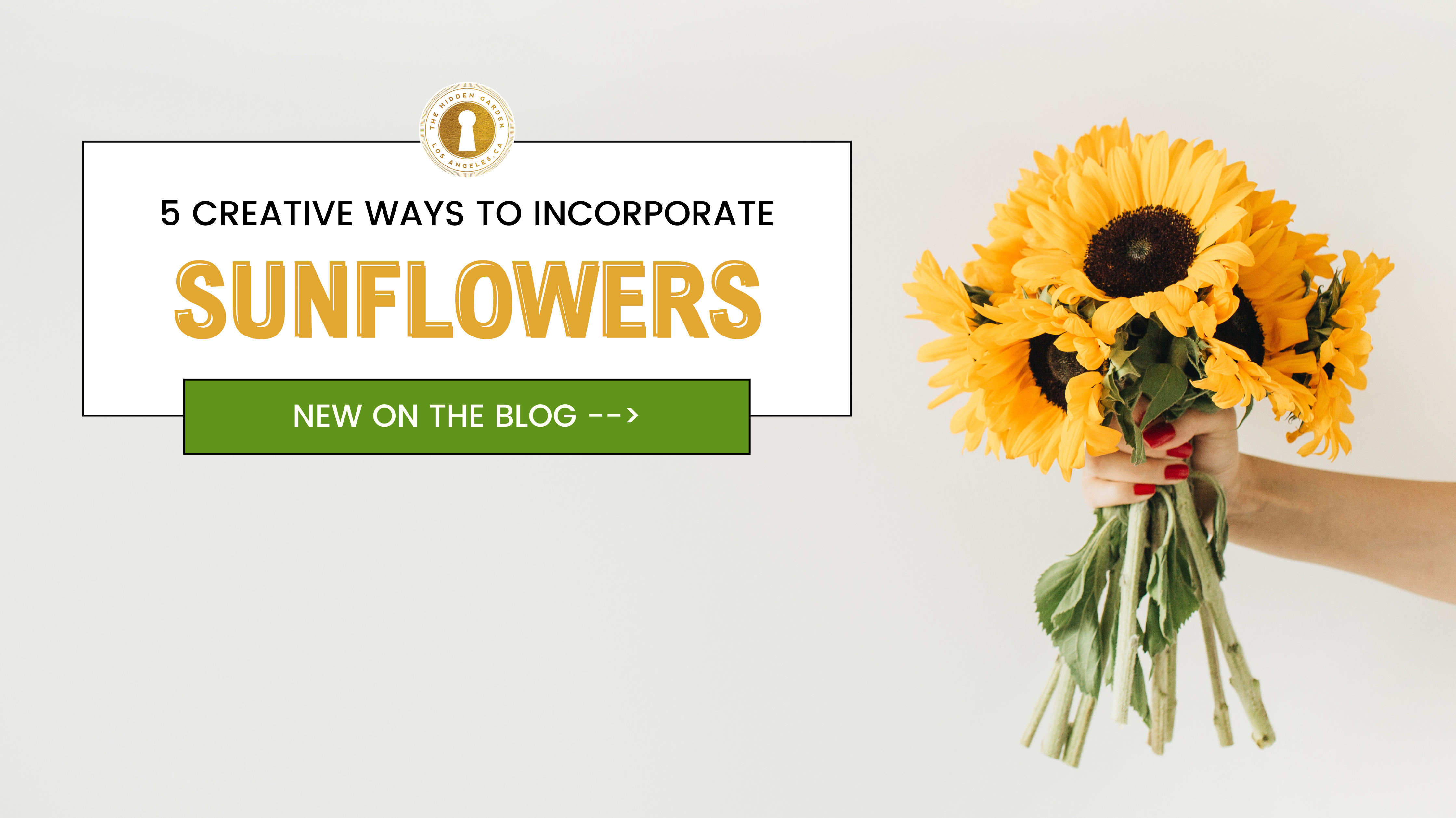 5 Creative Ways to Incorporate Sunflowers This Season