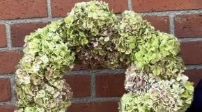 How to Make a Thanksgiving Wreath With Antique Hydrangeas