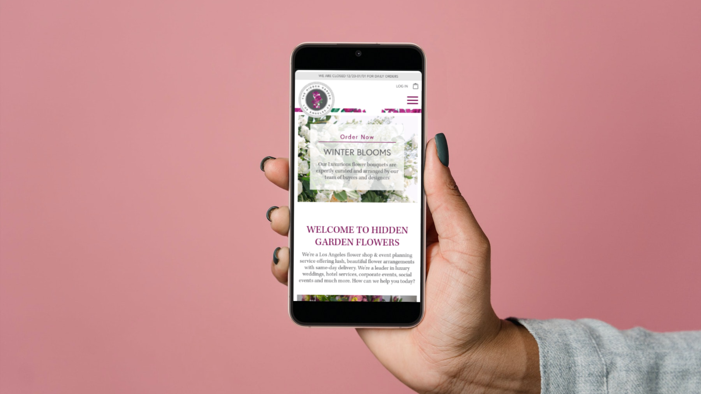 Hidden Garden Delights: Winter Flower Delivery Services for Every Occasion