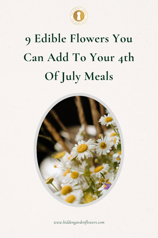 Happy 4th of July: Decorative Edible Flowers To Garnish Your BBQ
