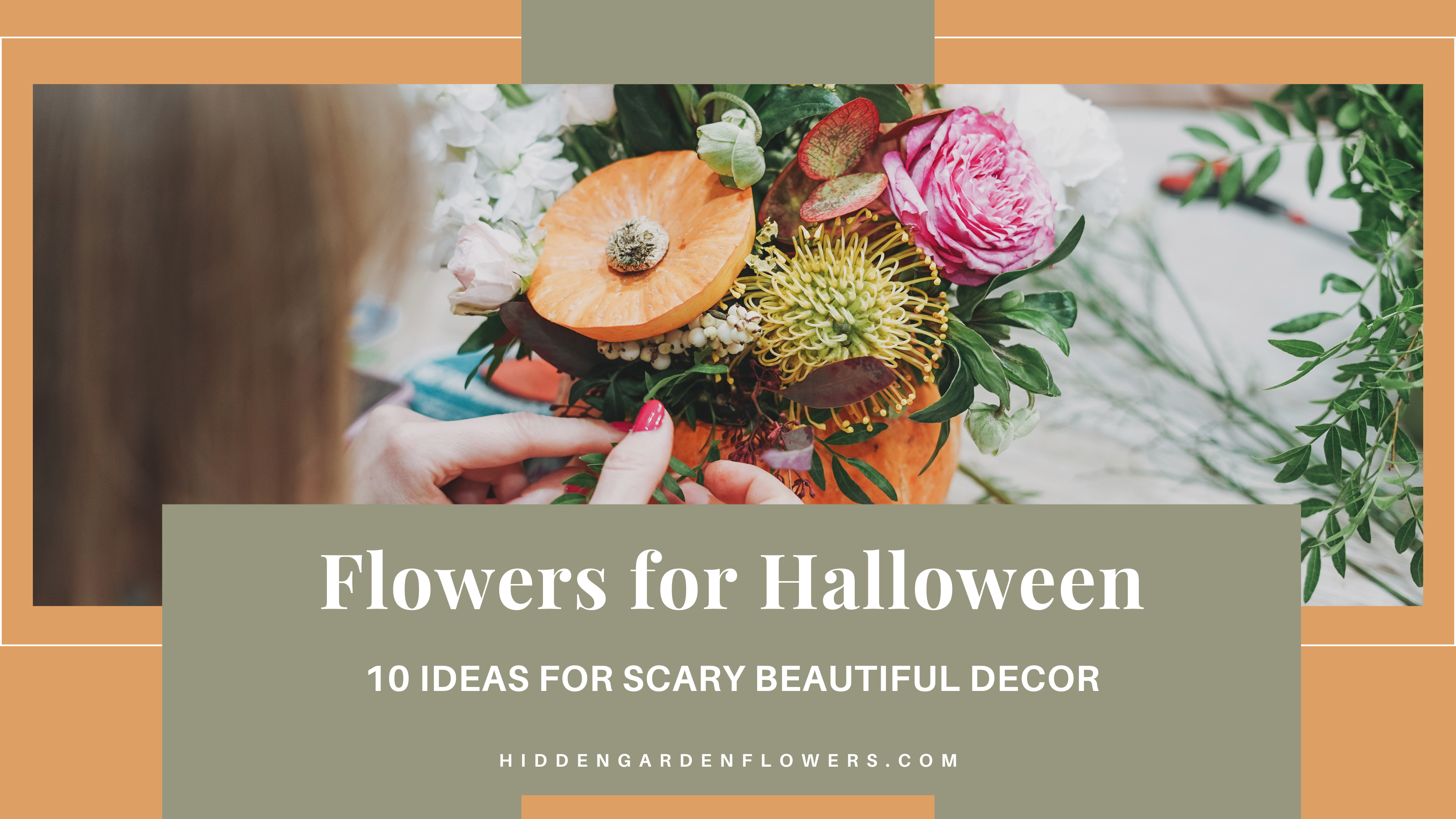 Flowers for Halloween: 10 Ideas for Scary Beautiful Decor