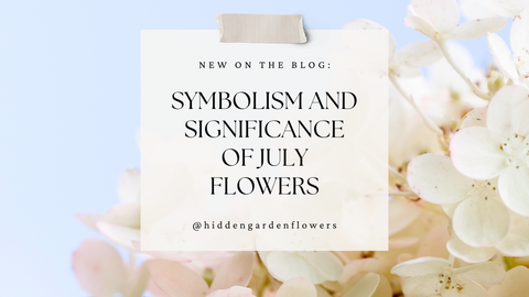 New on the Blog: Symbolism and Significance of July Flowers