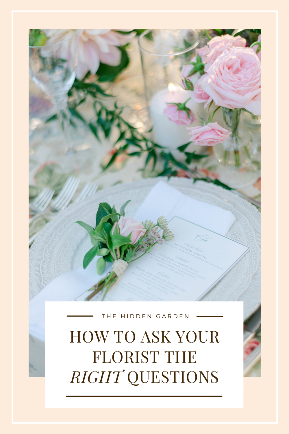 How To Ask Your Florist The Right Questions