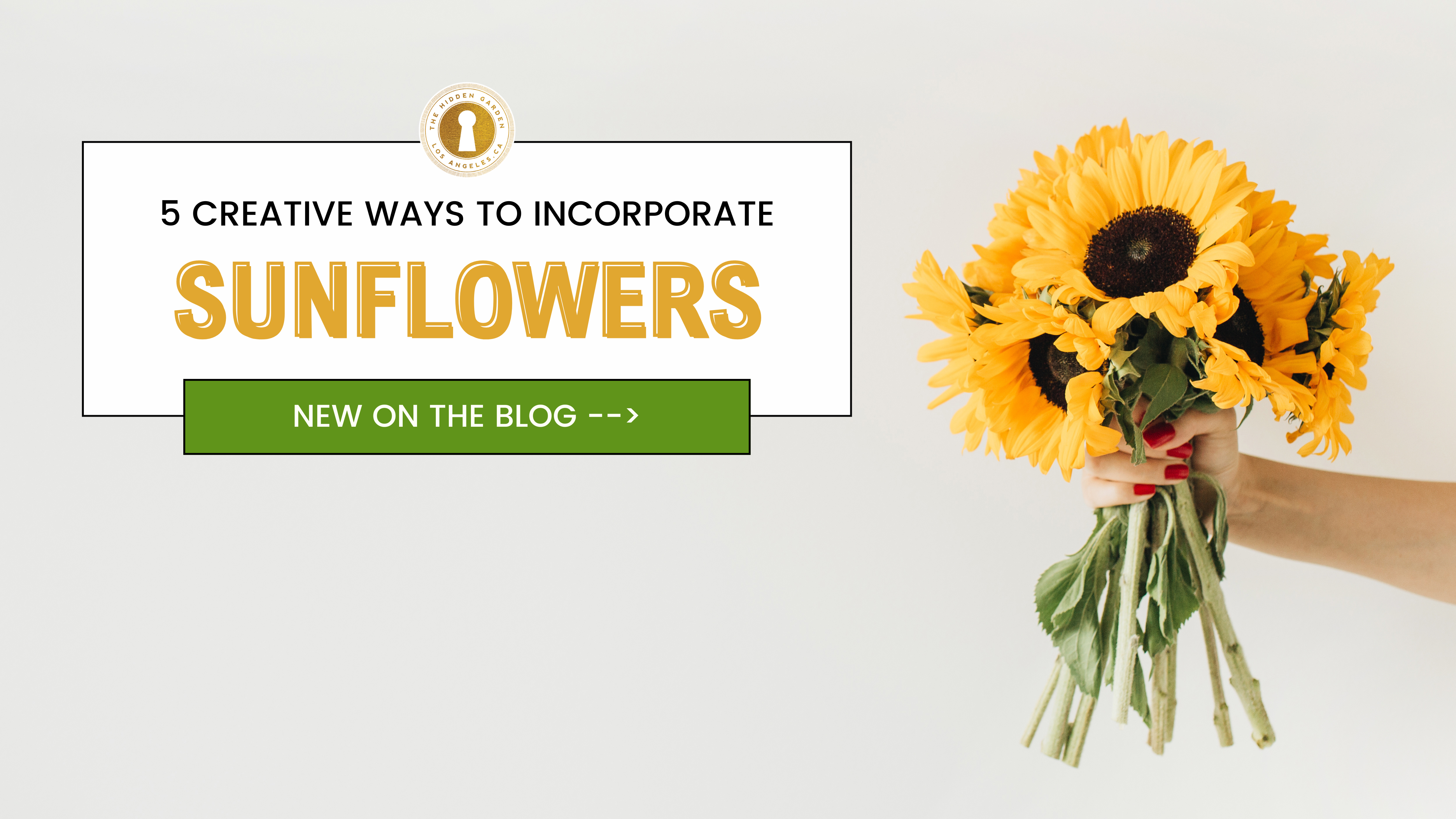 5 Creative Ways to Incorporate Sunflowers This Season