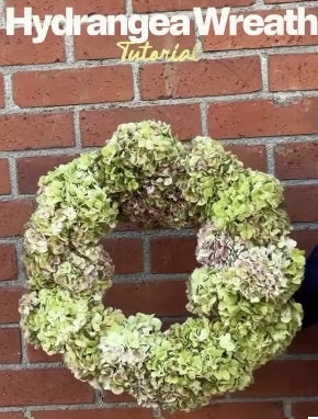How to Make a Thanksgiving Wreath With Antique Hydrangeas