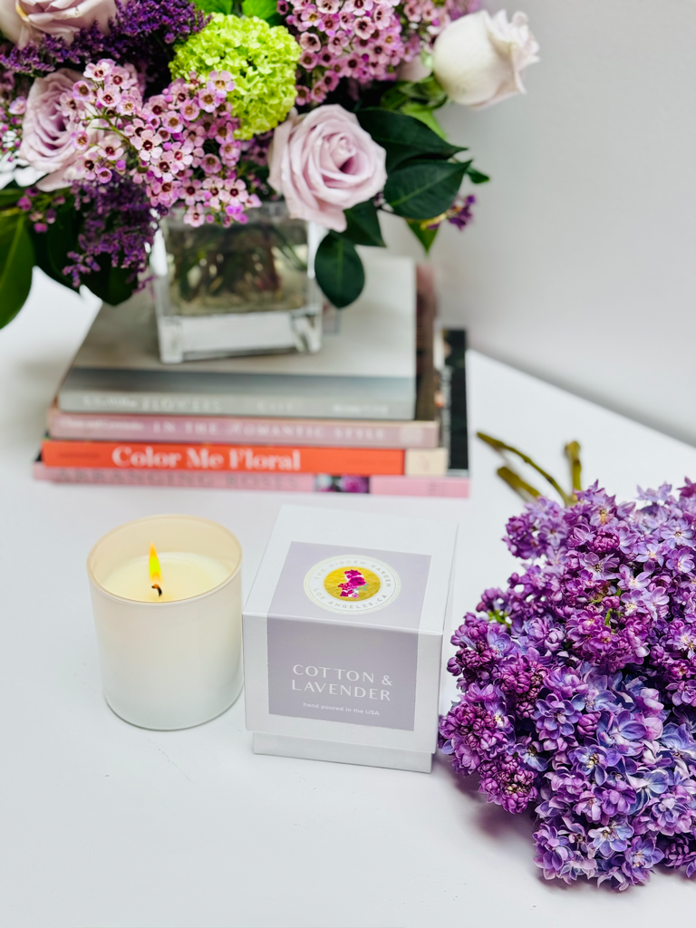 Cotton and Lavender Candle