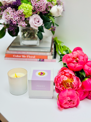 Peony Candle