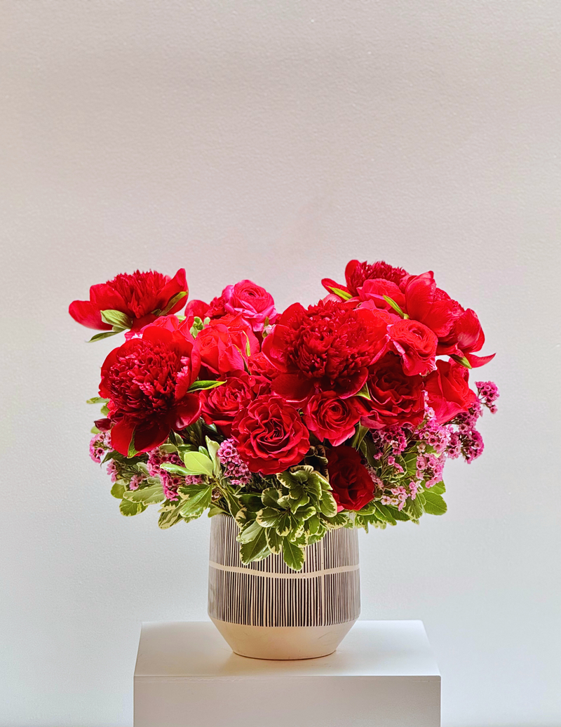 PETALS OF ROMANCE: Peony & Rose Bouquet