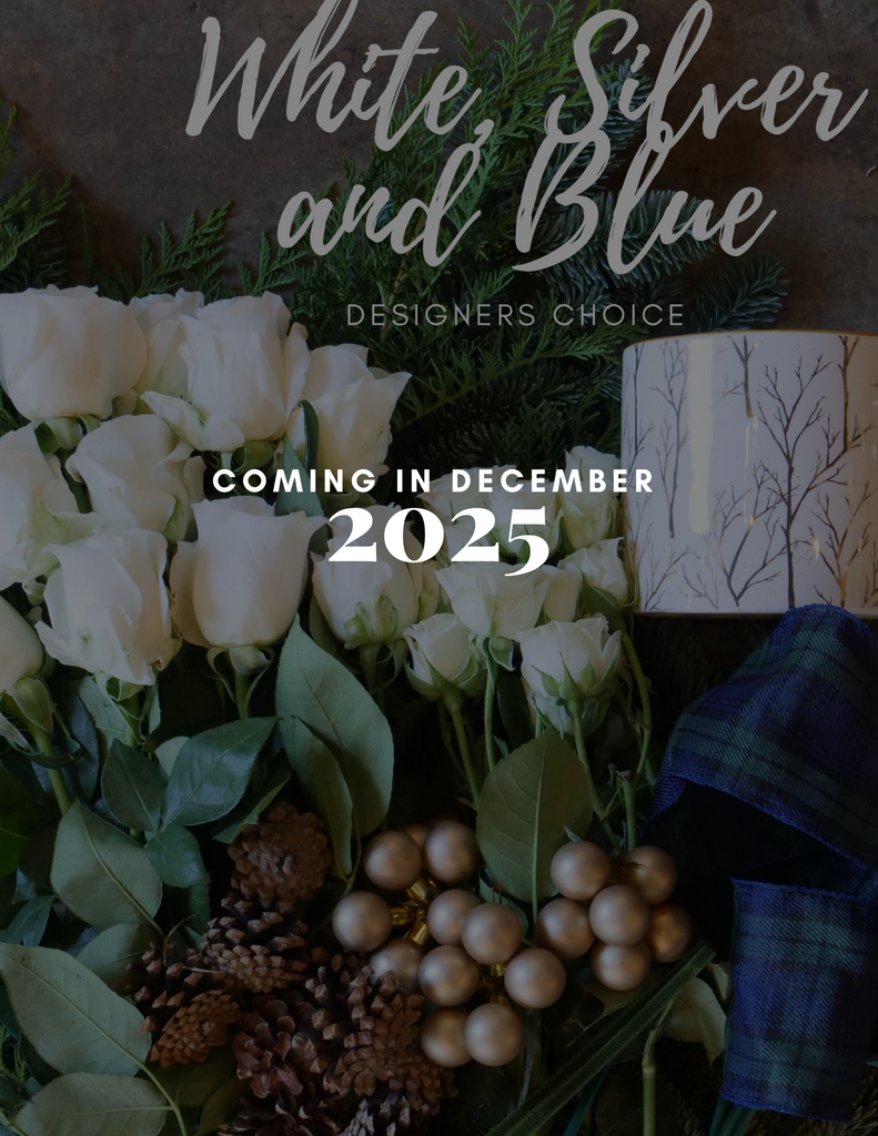 Holiday White, Silver, Blue - Designer's Choice
