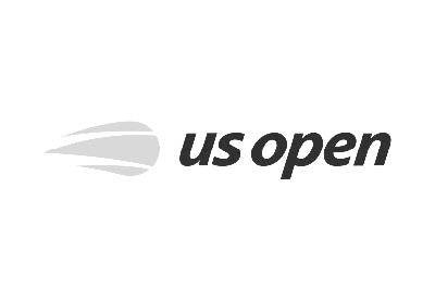 US Open logo on a white background