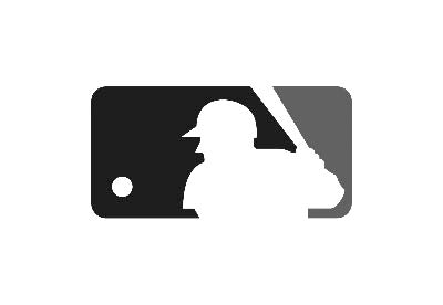 Silhouette of a baseball player with a bat and ball on a black background